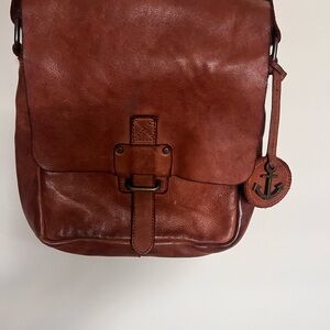 Harbour 2nd Brown Leather Womens Bag Purse medium size